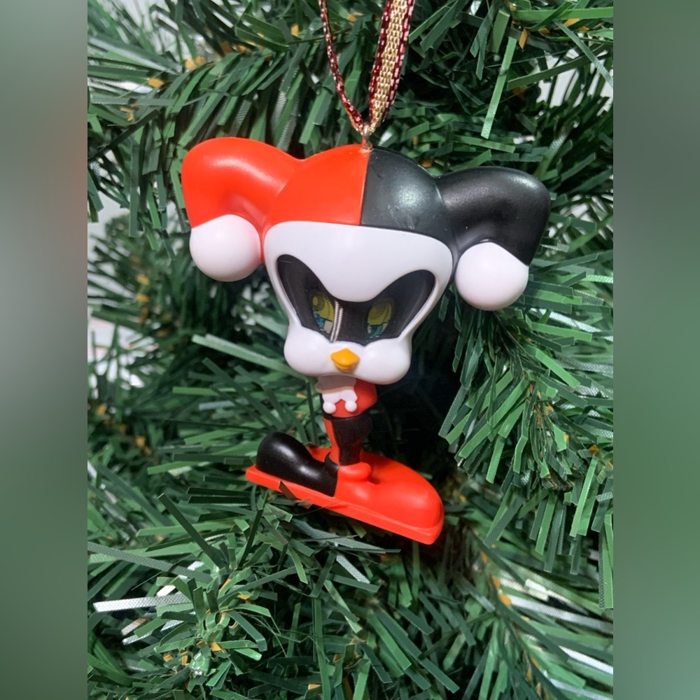 Harley Quinn Tweety Bird Christmas Ornament